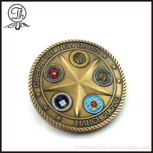 Custom military engraved coins for sale